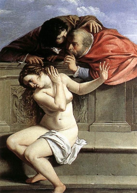 GENTILESCHI, Artemisia Susanna and the Elders gfg Norge oil painting art